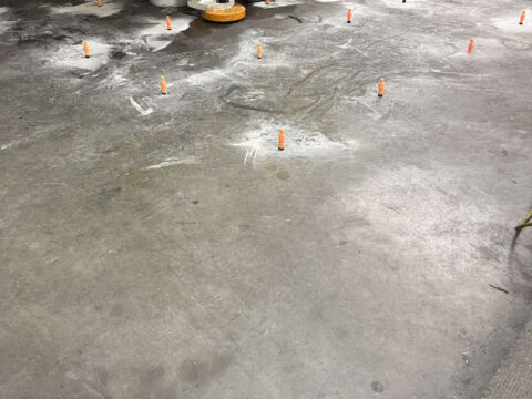 Stabilisation d’un plancher d’une usine
